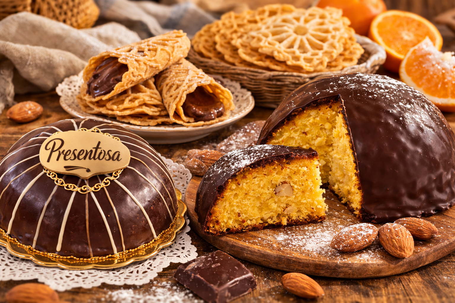 Parrozzo, presentosa e ferratelle: dolci tipici dell’Abruzzo