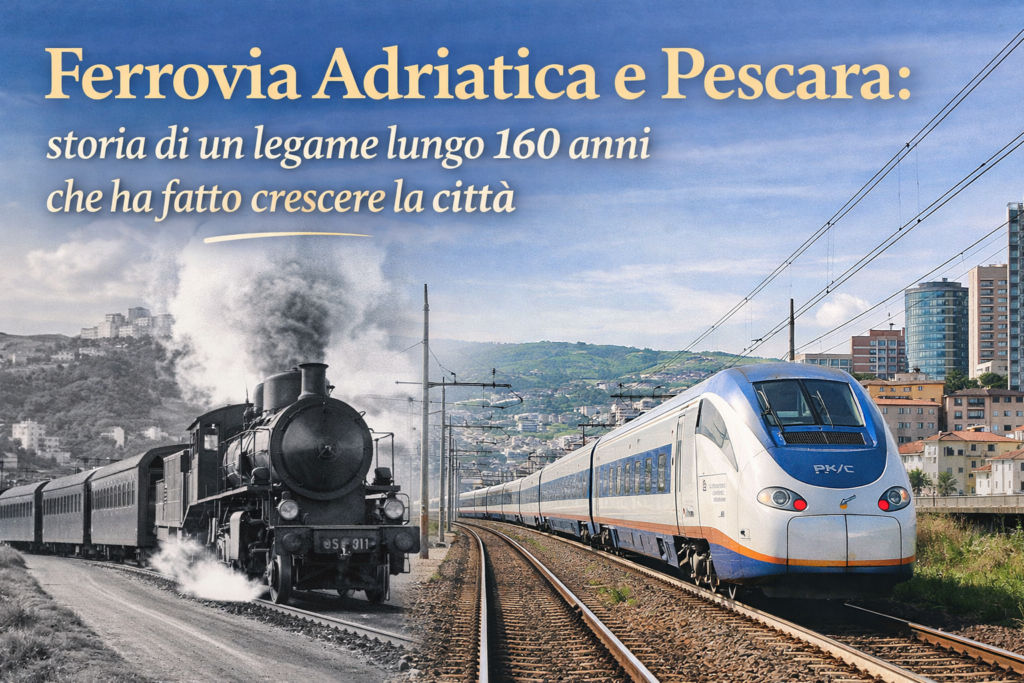 Ferrovia Adriatica a Pescara: il tracciato ferroviario lungo la costa che ha segnato lo sviluppo della città