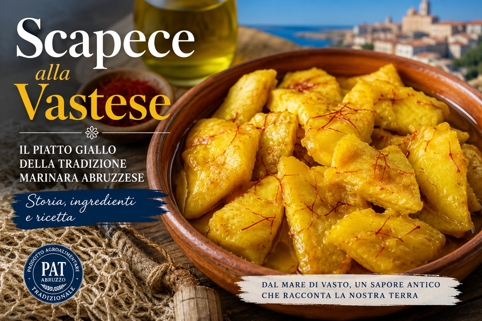 Scapece alla vastese : piatto tipico abruzzese