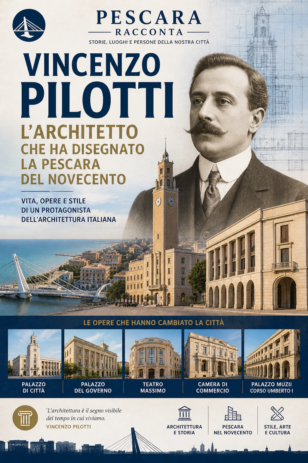 Vincenzo Pilotti: l'architetto che ha rivoluzionato Pescara
