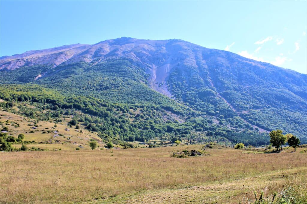 Majella: vista da Campo di Giove