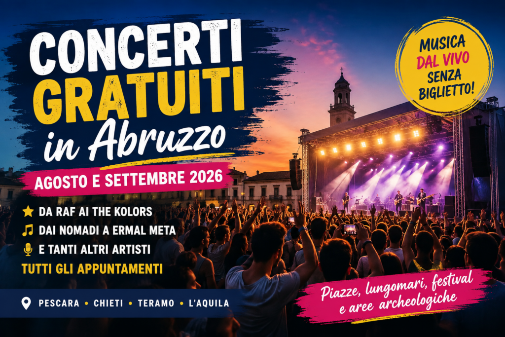 Concerti gratuiti Abruzzo