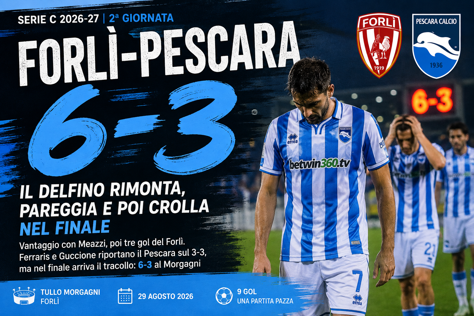 Forlì Pescara partita
